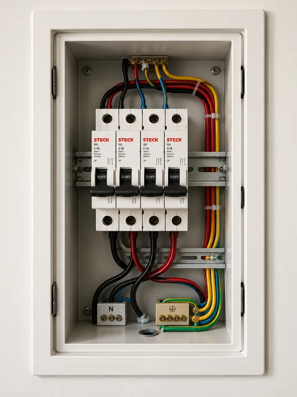 Trabalho de Elétrica executado pela RCX Engenharia